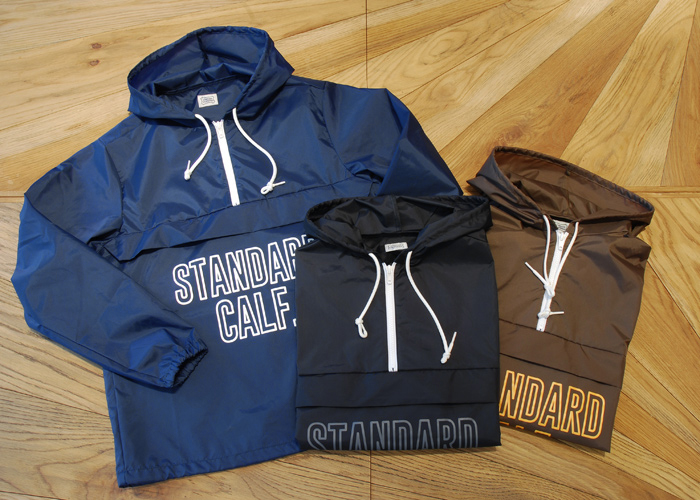 【送料無料】STANDARD CALIFORNIA PACKABLE WINDBREAKER ANORAK NAVY