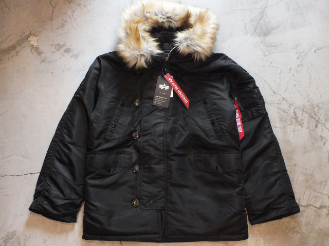 【送料無料】ALPHA INDUSTRIES N-3B JACKET CORE SPEC BLACK