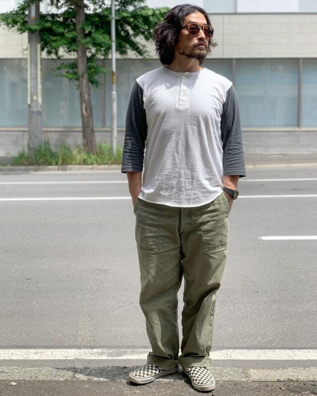 通販 アメカジ 札幌 TCB jeans 50's BAKER PANTS OLIVE TCBジーンズ ...