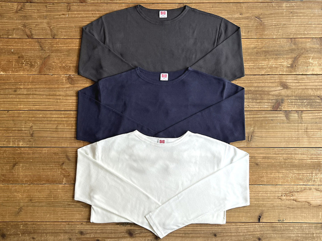 通販 アメカジ 札幌 スタンダードリブ クルー ロングスリーブ Tシャツ