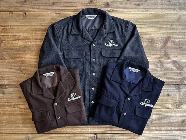 通販 アメカジ 札幌 スタンダードカリフォルニア ウールシャツ