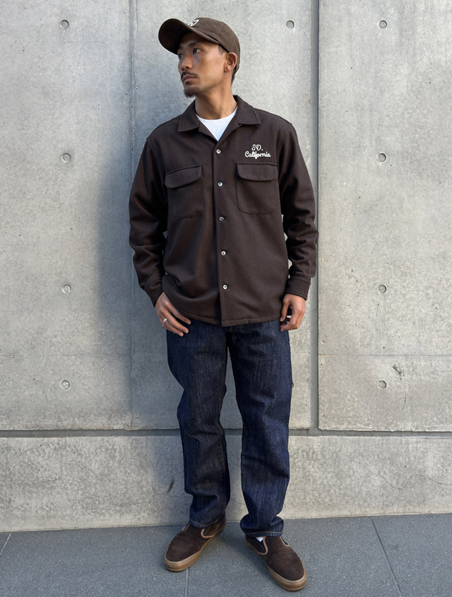 通販 アメカジ 札幌 スタンダードカリフォルニア ウールシャツ