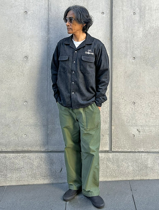 通販 アメカジ 札幌 スタンダードカリフォルニア ウールシャツ