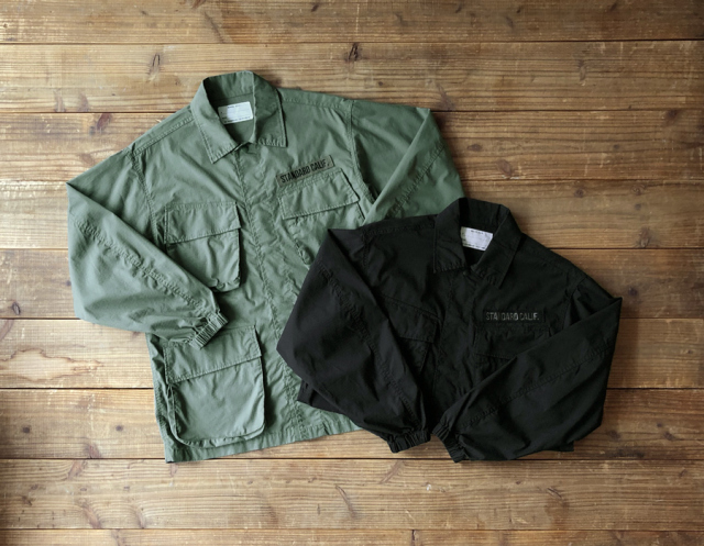 【送料無料】STANDARD CALIFORNIA COOLMAX STRETCH RIPSTOP JUNGLE FATIGUE JACKET  OLIVE