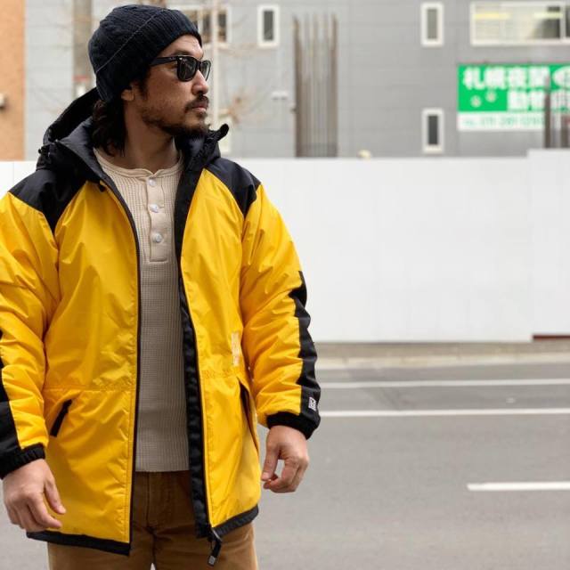 スタンダードカリフォルニア　REVERSIBLE PUFF PARKA Standard California Reversible Down Parka Black L Pre-owned