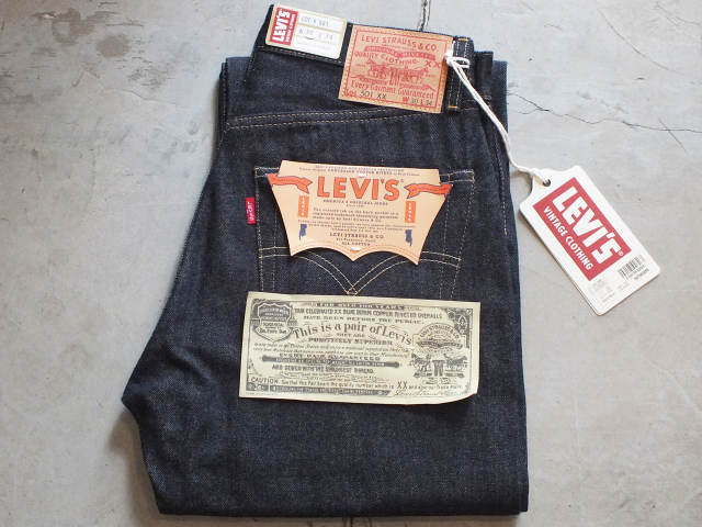 【送料無料】LVC LEVI'S VINTAGE CLOTHING 501XX 1955MODEL ORGANIC RIGID