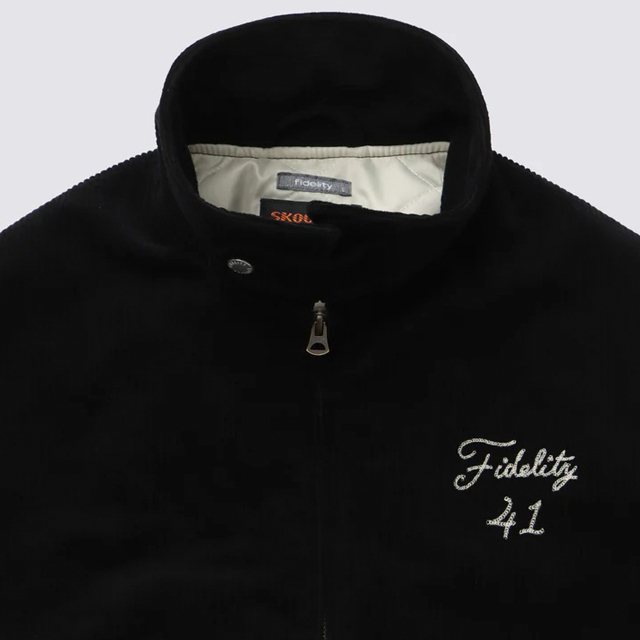 FIDELITY ボストン刺繍 コーデュロイ スタジャン FIDELITY ボストン刺繍 コーデュロイ スタジャン