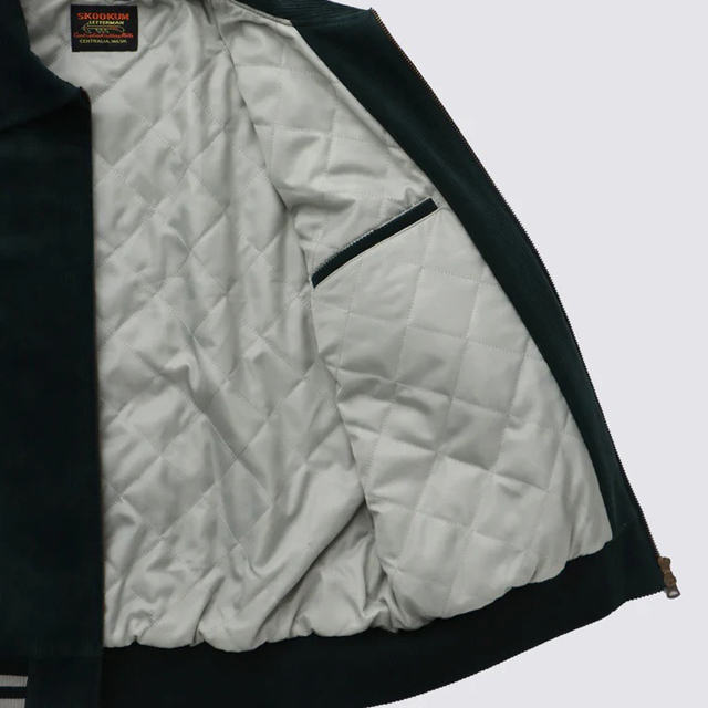 FIDELITY ボストン刺繍 コーデュロイ スタジャン FIDELITY ボストン刺繍 コーデュロイ スタジャン