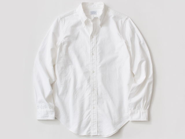 FAR EAST MANUFACTURING コットンオックスフォードボタンダウンシャツ(ホワイトWhite)[001]Cotton Oxford SHIRTS★ファーイーストマニュファクチャリングMADE IN JAPAN日本製（RESOLUTリゾルト）