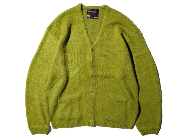 通販 アメカジ 札幌 タウンクラフト ソリッド シャギー カーディガン
